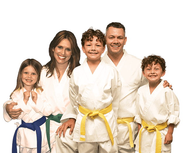 Martial Arts Lessons for Families in Mission Viejo CA - Group Family for Martial Arts Footer Banner